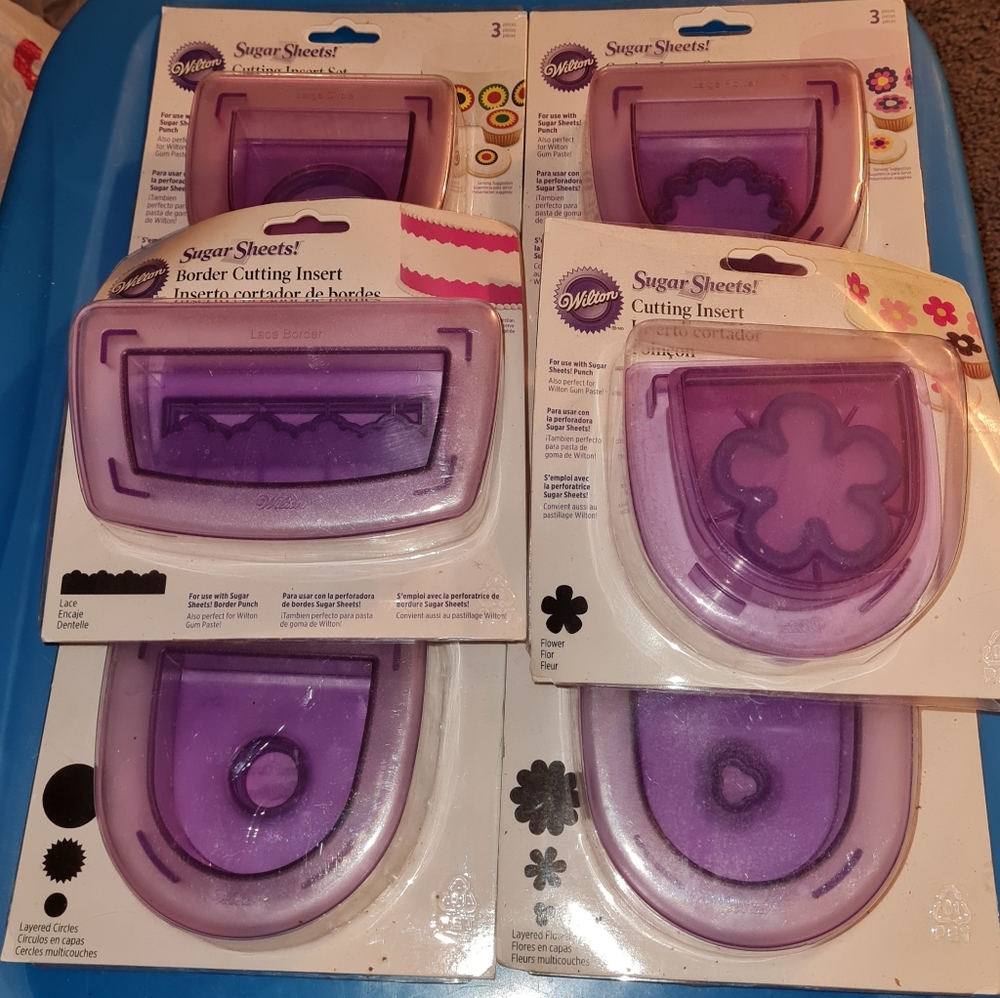 Wilton Sugar Sheets Cutting Insert Bundle